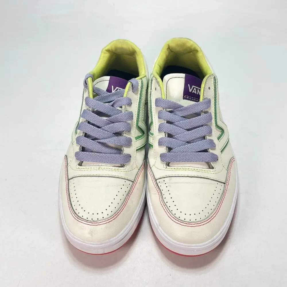 Vans Lowland CC Pop Marshmallow Retro Low Top Skate Shoes 721356 Women's Size 9